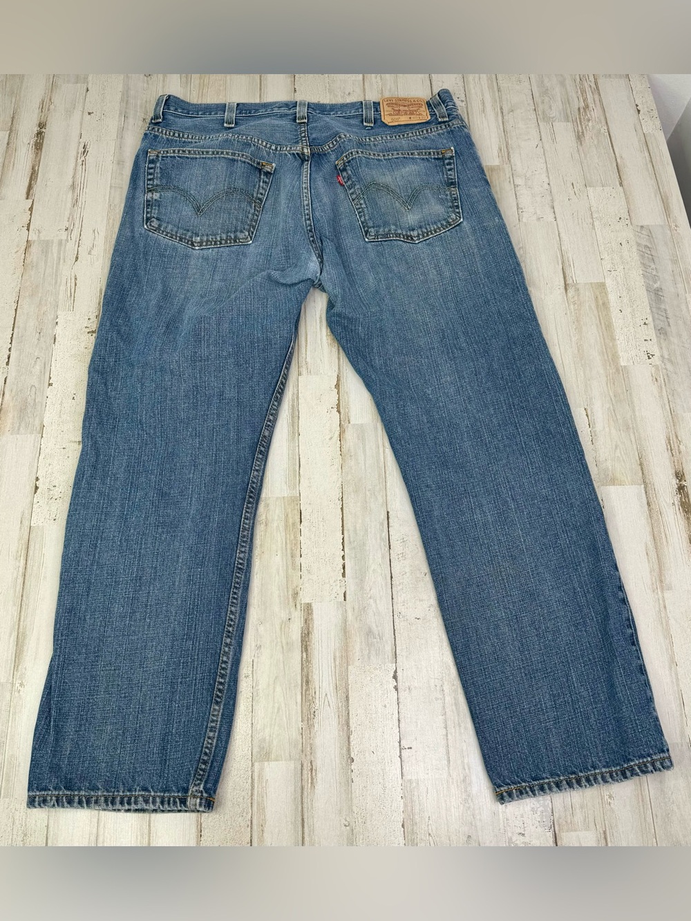 Vintage Levis 505 Pants Jeans Men 40x30 Denim Stretch Blue Straight - Picture 10 of 12
